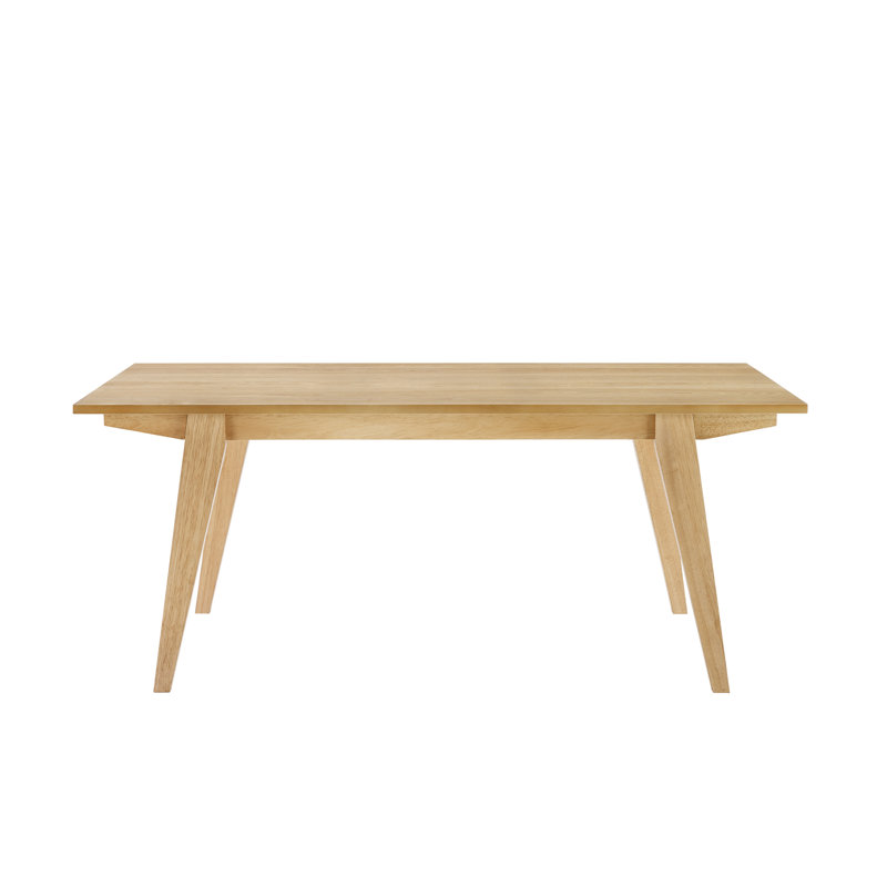Corrigan Studio® Japandi Minimal Solid Wood Rectangle Coffee Table